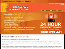 Tablet Screenshot of mcslocksmiths.com.au